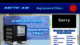 What Arcticairfilter.com website looked like in 2018 (5 years ago)