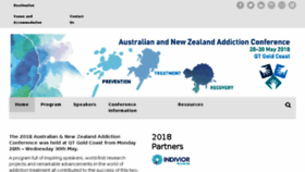 What Addictionaustralia.org.au website looked like in 2018 (5 years ago)