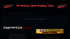 What Allamericanteams.startlogic.com website looked like in 2018 (5 years ago)