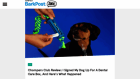 What Articles.barkpost.com website looked like in 2018 (5 years ago)