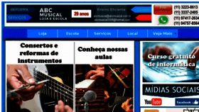 What Abcmusical.com.br website looked like in 2018 (5 years ago)