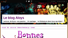 What Aloys.me website looked like in 2018 (5 years ago)