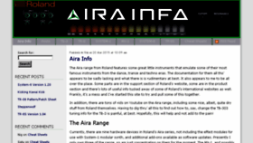 What Airainfo.org website looked like in 2018 (5 years ago)