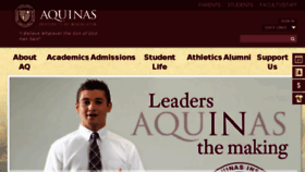 What Aquinasinstitute.com website looked like in 2018 (5 years ago)