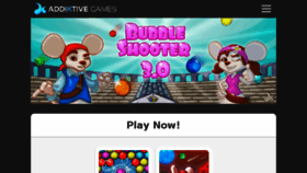 What Addiktive.games website looked like in 2018 (7 years ago)