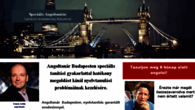 What Angoltanarbudapest.hu website looked like in 2018 (5 years ago)