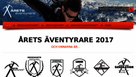 What Aretsaventyrare.se website looked like in 2018 (5 years ago)