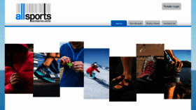 What Allsports.co.nz website looked like in 2018 (5 years ago)