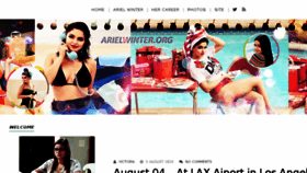 What Arielwinter.org website looked like in 2018 (5 years ago)