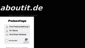 What Aboutit.de website looked like in 2018 (5 years ago)