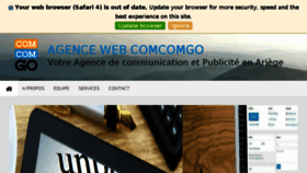 What Agence-web-comcomgo.com website looked like in 2018 (5 years ago)