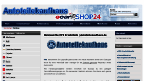 What Autoteilekaufhaus.de website looked like in 2018 (5 years ago)
