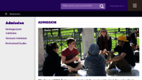 What Admissions.emerson.edu website looked like in 2018 (7 years ago)