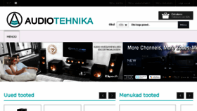 What Audiotehnika.ee website looked like in 2018 (5 years ago)