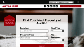 What Auctionhouse.uk.net website looked like in 2018 (5 years ago)