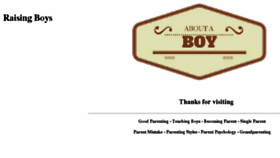 What Aboutaboy.com.au website looked like in 2018 (5 years ago)