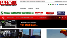 What Anadolugazete.com.tr website looked like in 2018 (5 years ago)