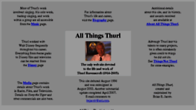 What Allthingsthurl.com website looked like in 2018 (5 years ago)