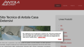 What Antolab.it website looked like in 2018 (5 years ago)