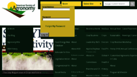 What Agronomy.org website looked like in 2018 (5 years ago)