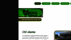 What Adriaticalegnami.it website looked like in 2018 (5 years ago)