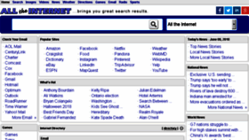 What Alltheinternet.com website looked like in 2018 (5 years ago)