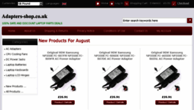 What Adapters-shop.co.uk website looked like in 2018 (5 years ago)