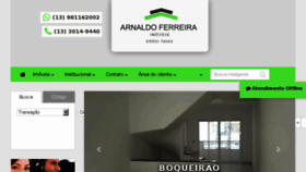 What Arnaldoferreira.com.br website looked like in 2018 (5 years ago)