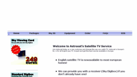What Astrosat.info website looked like in 2018 (5 years ago)