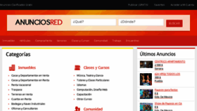 What Anunciosred.com.mx website looked like in 2018 (5 years ago)
