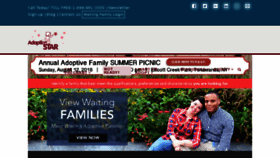 What Adoptionstar.com website looked like in 2018 (5 years ago)