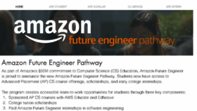What Amazonfutureengineer.com website looked like in 2018 (5 years ago)
