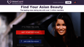 What Asiancupiddating.com website looked like in 2018 (5 years ago)