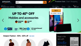What Amazon.co.in website looked like in 2018 (5 years ago)