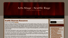 What Artsstage-seattlerage.com website looked like in 2018 (5 years ago)