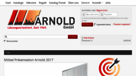 What Arnold-frankfurt.de website looked like in 2018 (5 years ago)