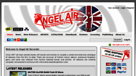 What Angelair.co.uk website looked like in 2018 (5 years ago)