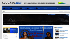 What Acquaro.net website looked like in 2018 (5 years ago)