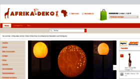 What Afrika-deko.net website looked like in 2018 (5 years ago)