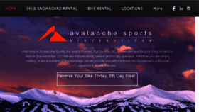 What Av-sports.com website looked like in 2018 (5 years ago)