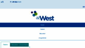 What Azwest.be website looked like in 2018 (5 years ago)