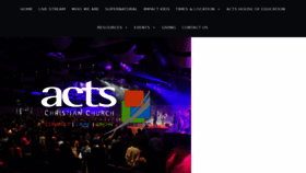 What Actschurch.co.za website looked like in 2018 (5 years ago)