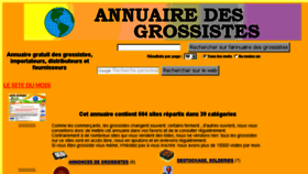 What Annuaire-grossistes.com website looked like in 2018 (5 years ago)