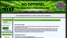 What Ao-tippspiel.de website looked like in 2018 (5 years ago)