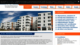 What Aerztehaus-mv.de website looked like in 2018 (5 years ago)