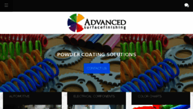 What Advancedsurfacefinishing.com website looked like in 2018 (5 years ago)