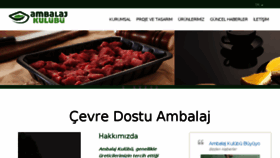 What Ambalajkulubu.com.tr website looked like in 2018 (5 years ago)