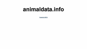 What Animaldata.info website looked like in 2018 (5 years ago)