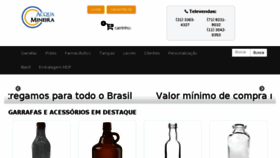 What Acquamineira.com.br website looked like in 2018 (5 years ago)