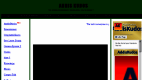 What Addiskudos.com website looked like in 2018 (5 years ago)